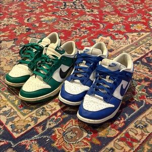 Kentucky and Lottery Nike Dunks